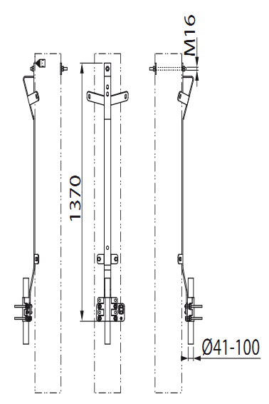 Кронштейн крепления кабельной разделки SH536